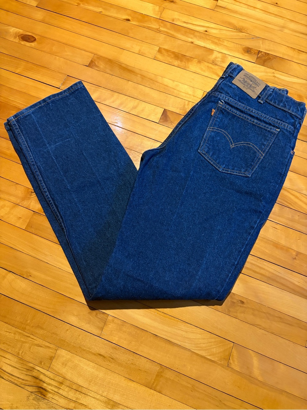 Levi's Men's Dark Blue Straight Leg Jeans